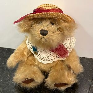 1997 Brass Button Bear Rosie The Bear of Joy. Pickford Bears Ltd